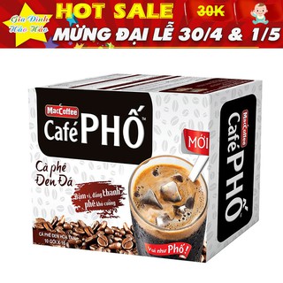 Cà phê phố đen đá maccoffee 160g
