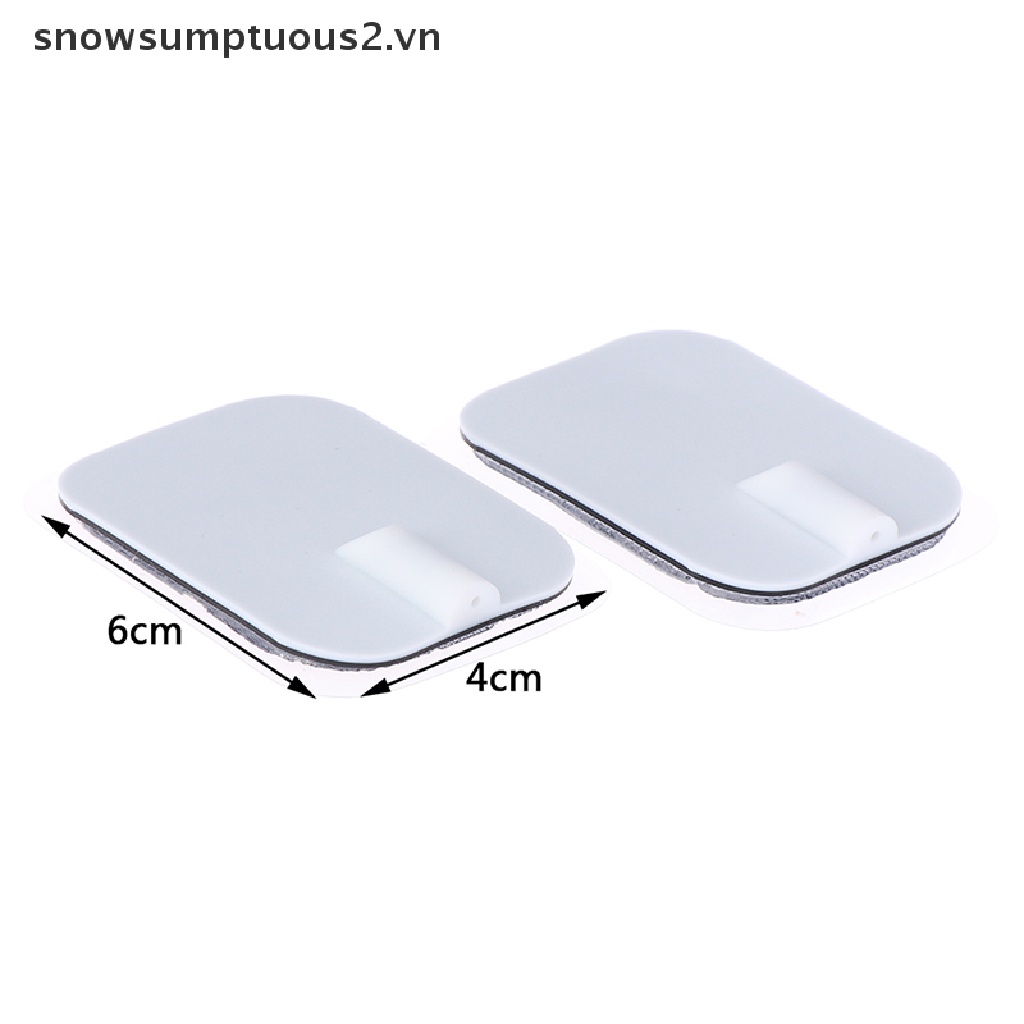 [Hàng mới về] Set 10 miếng dán điện cực 4 * 6cm có thể tái sử dụng thay thế cho máy massage cơ thể