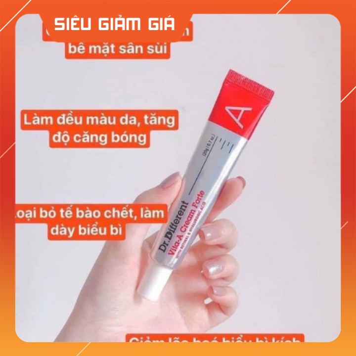 Kem Dưỡng Vita-A Cream Forte(0.01%-0.05%)/ 20ml - Retinal Dr.different [CHÍNH HÃNG] | BigBuy360 - bigbuy360.vn