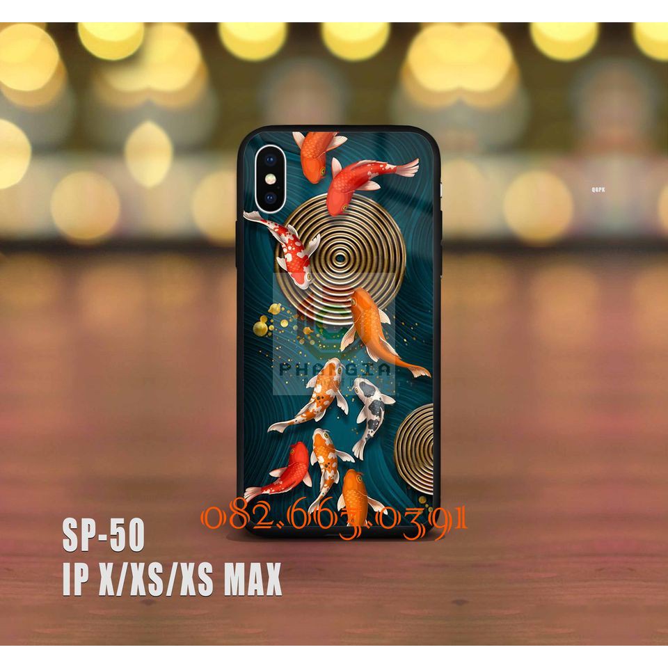 Ốp lưng IP X / XS / XS MAX hình cá koi siêu đẹp