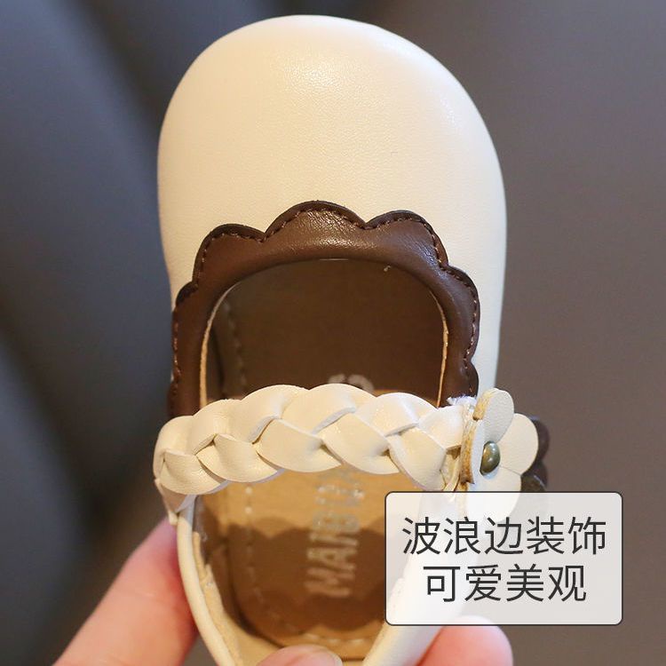 Giày Búp Bê Da Đế Mềm Thời Trang Xinh Xắn Dành Cho Bé Gái