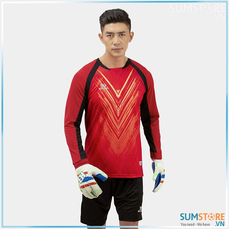 BULBAL - Áo Thủ Môn Bulbal Garda 2 Đỏ - Áo Bóng Đá Thể Thao Nam Nữ Mới Chất Lượng Cao Cấp