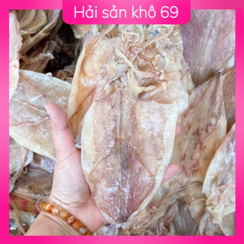 Mực khô Cà Mau 40 - 45 con/kg, đẹp như hình ngon ngọt thịt, ép chân không gói 500g - Hải sản khô 69.