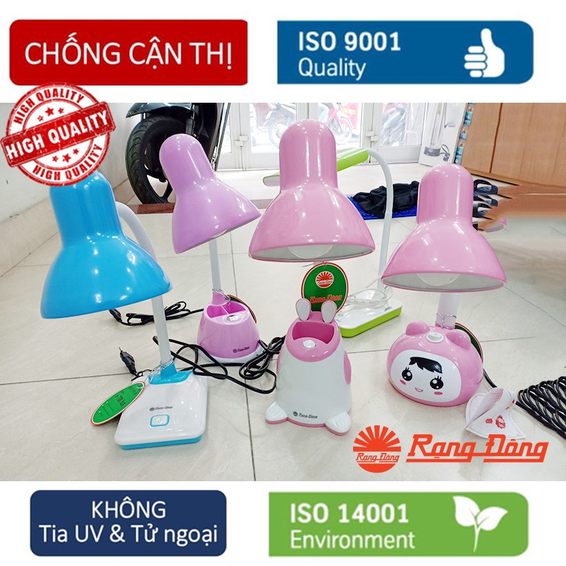 Đèn học RẠNG ĐÔNG, Đèn học để bàn, Đèn bàn, Đèn học chống cận bảo vệ thị lực. Đèn học cho bé 5w