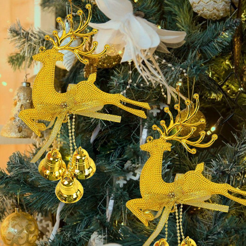 Dây Treo Trang Trí Cây Thông Noel|Chuông Giáng Sinh Hoạ Tiết Giáng Sinh