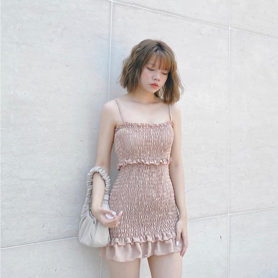 Đầm Nhún Toàn Thân 🦋 Layla Dress 🦋 - bynhien.boutique