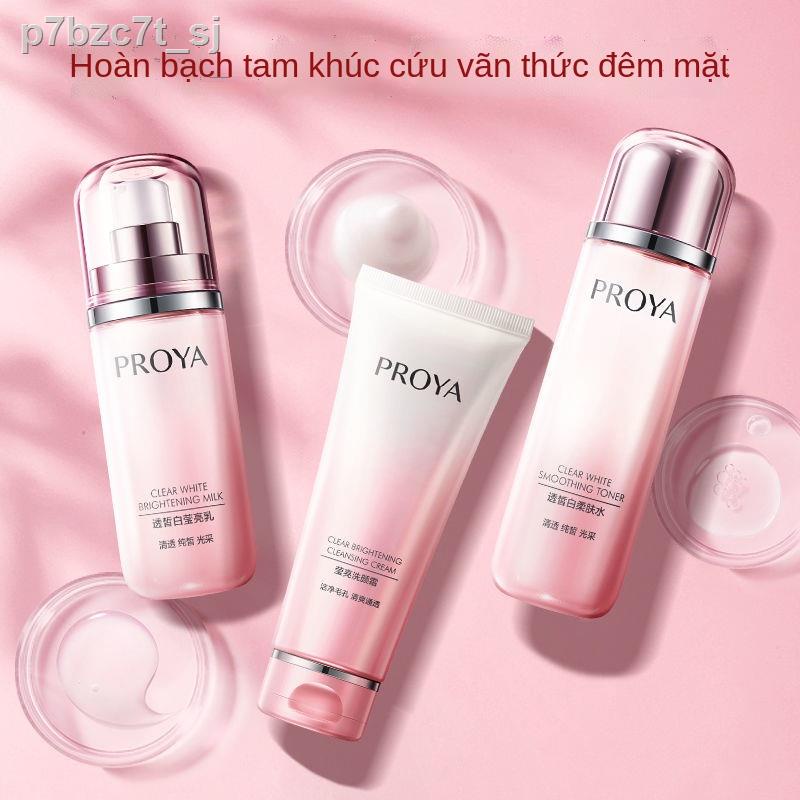 ✷ ﹉ ✗✢Bộ sản phẩm chăm sóc da Proya Whitening and Blemish dưỡng ẩm và cho vàng sáng Kem bốn món họ