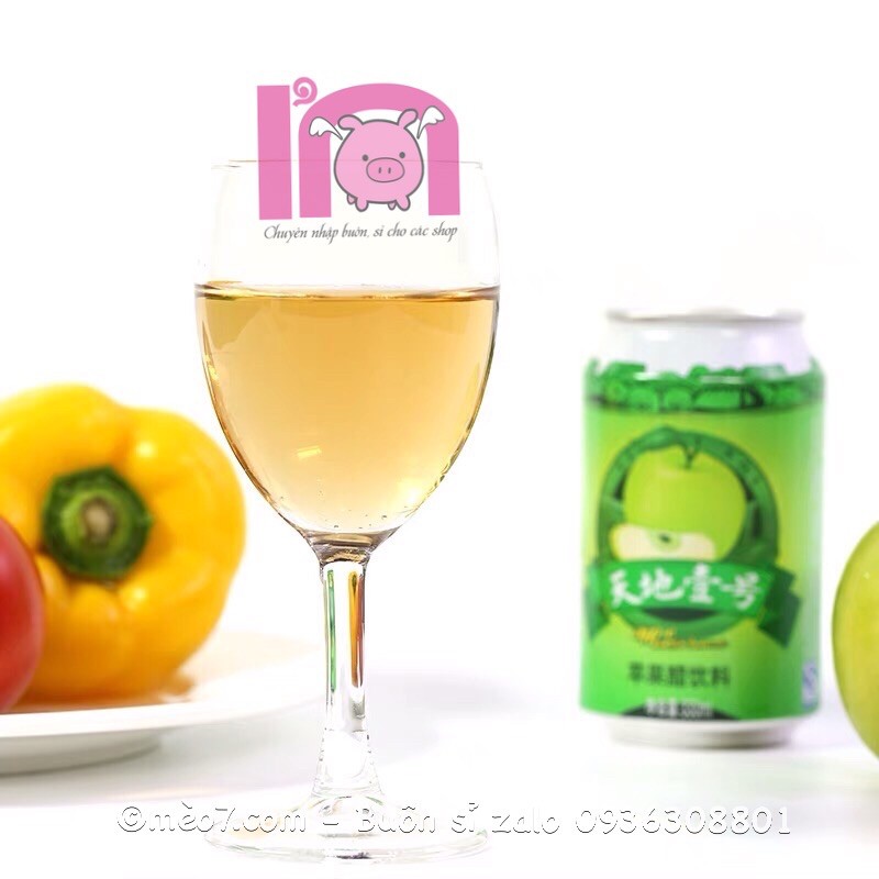 ivn159 Nước Táo Lên Men Tian Di No 1 - 330ml nước uống giấm táo giảm cân tốt cho sức khoẻ thiên địa nhất hạo có tem nhãn