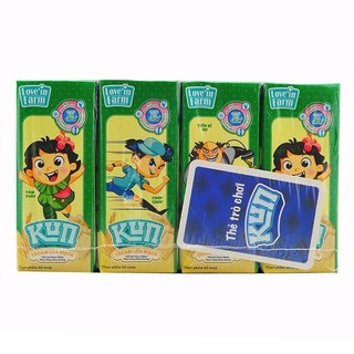 Đủ Vị _ Thùng 48 hộp sữa Kun 180ml