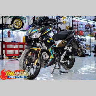 Tem Trùm Winner X Đen Chỉ Sắc Màu