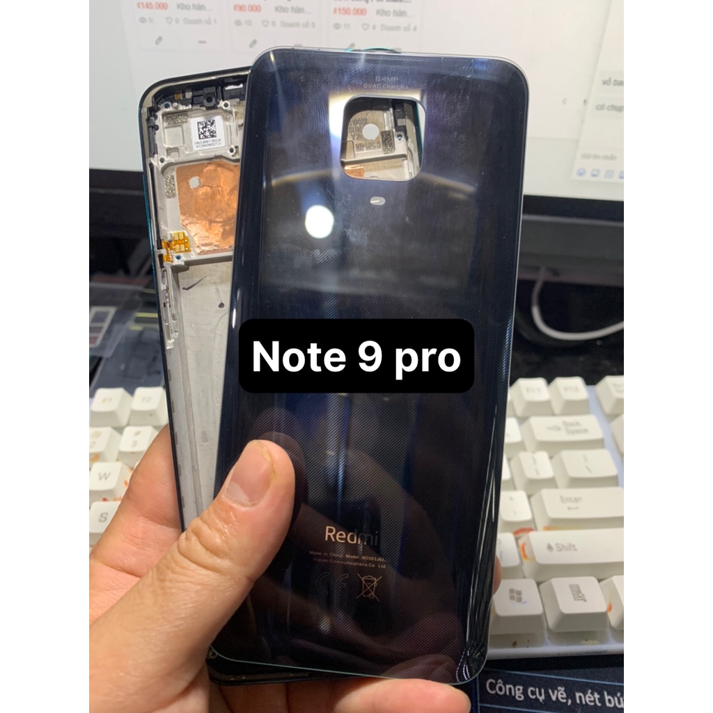 Bộ vỏ điện thoại Xiaomi redmi Note 9 pro
