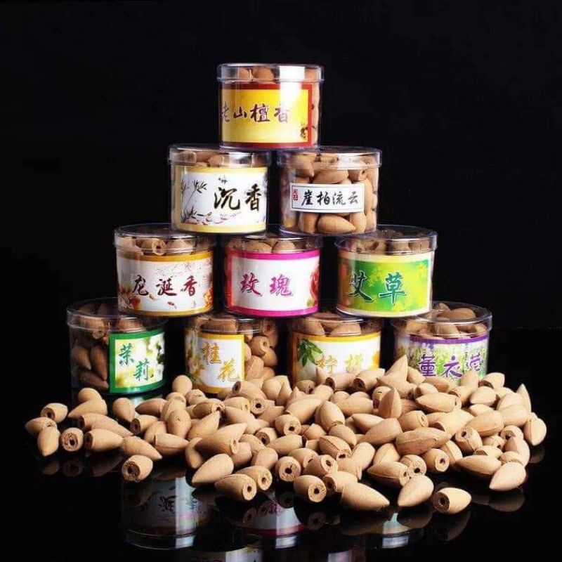 Nhang nụ tháp Trầm Hương từ 45 đến 50 viên..