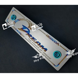 Bảng Tên Dream Titan Khò Kèm 2 Ốc Titan Thật GR5