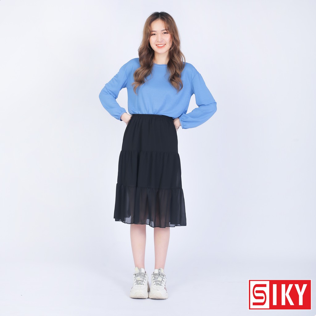 💋 Chân váy 3 tầng Ullzang dài qua gối - SIKY-CV-06 | BigBuy360 - bigbuy360.vn