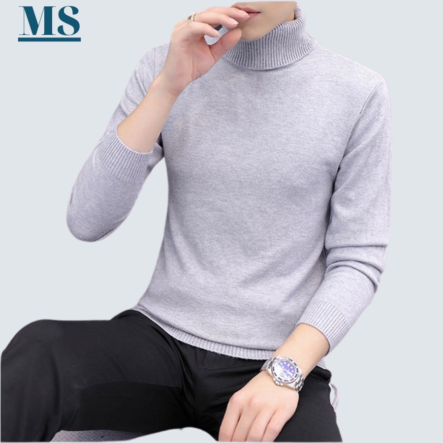 Áo Len Cổ Lọ,áo len nam, thời trang nam MENSWEAR chất Len mềm mịn kiểu dáng Hàn Quốc giữ nhiệt phong cách hàn quốc.