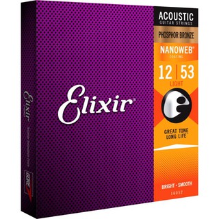 Dây đàn Elixir NanoWeb size 12 - 53 chính hãng