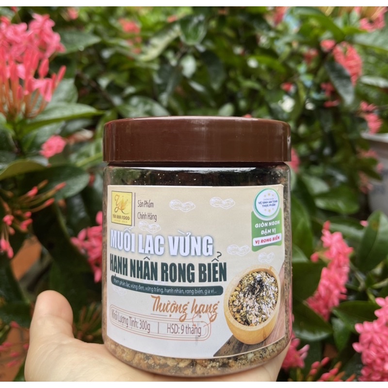 Muối Vừng Hạnh Nhân Rong Biển 300g giảm cân, giảm béo, keto
