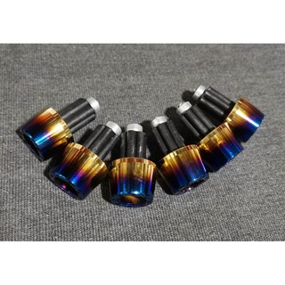🔥SHOPEE SIÊU TRỢ GIÁ🔥 GÙ TAY LÁI INOX MẠ TITAN  DÀNH CHO CÁC DÒNG XE SỐ TAY GA🔥 ĐỒ CHƠI XE MÁY🔥