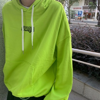F Hoodie - Neon Green