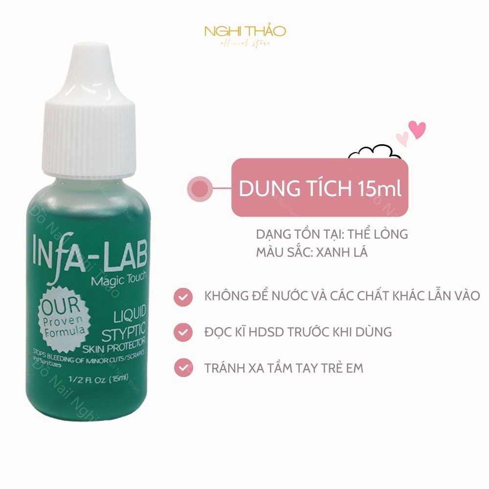 Dung dịch cầm máu nail NGHI THẢO 15ml
