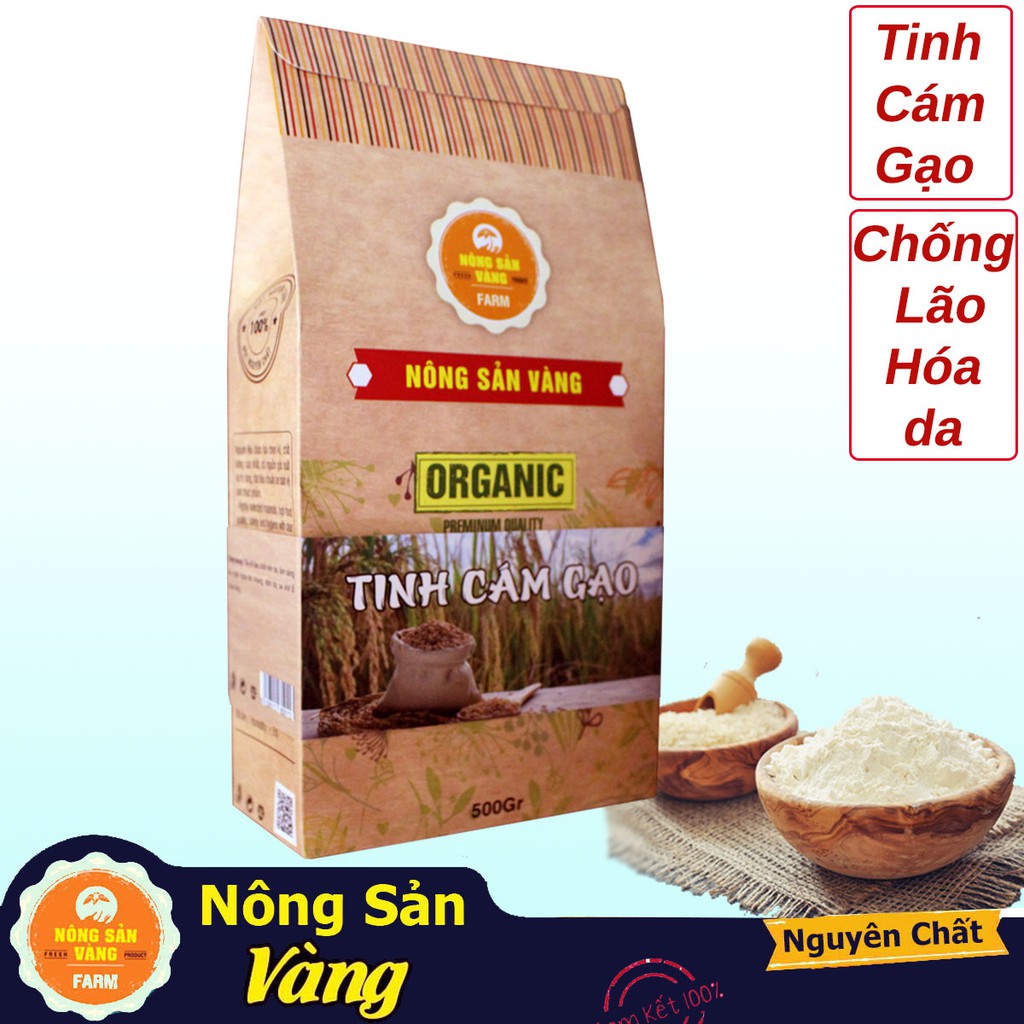 Tinh Cám Gạo Nguyên Chất 500gr - Nông Sản Vàng | BigBuy360 - bigbuy360.vn