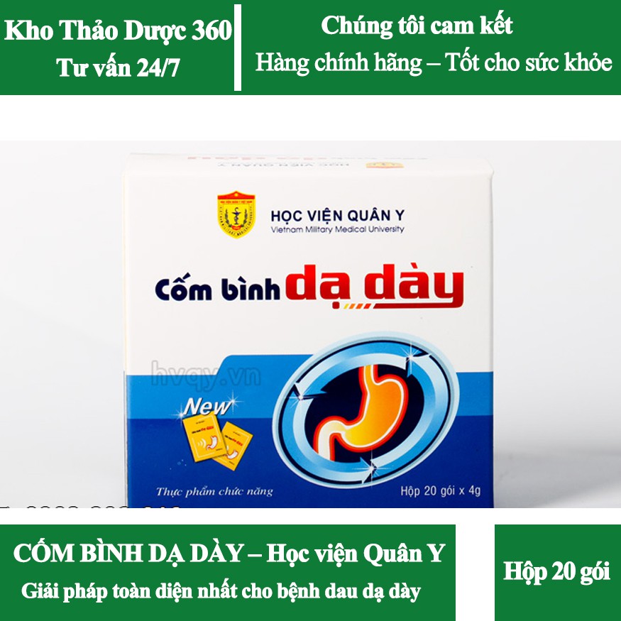 Cốm Bình DẠ DÀY Học Viện Quân Y hộp 20 gói