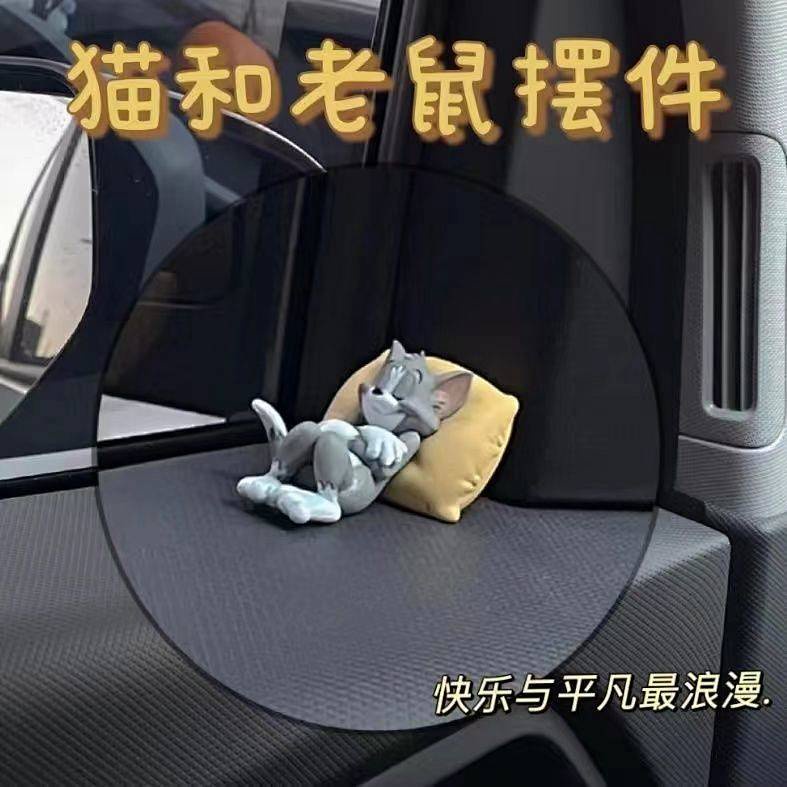 Mô hình tượng mèo Tom và chuột Jerry trang trí làm quà tặng cho bạn bè