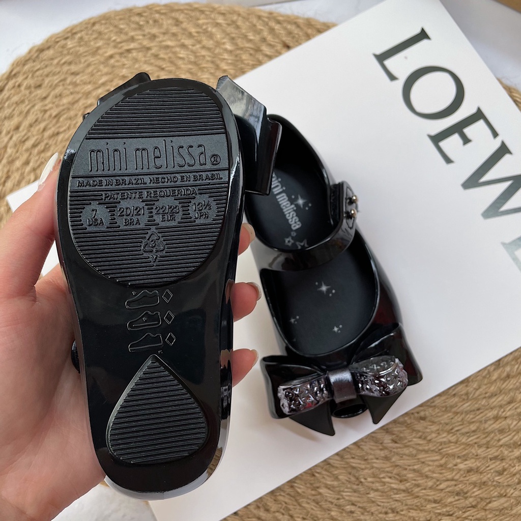 Giày Sandal Công Chúa Đính Nơ Xinh Xắn Cho Bé Gái US7-US9