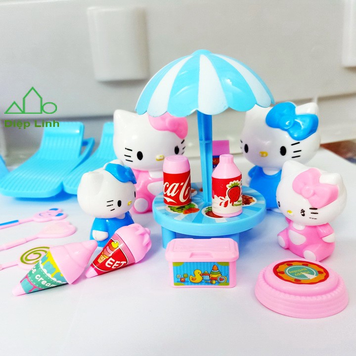 Đồ Chơi Máy Bay Kitty Xích Đu Cho Bé Diệp Linh