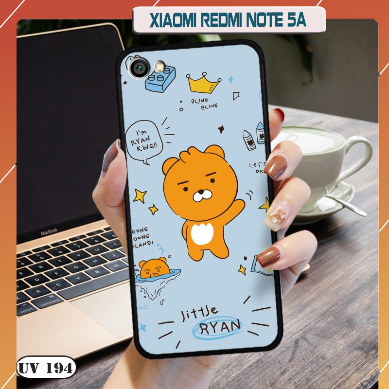 Ốp lưng nhám Xiaomi Redmi Note 5A in hình