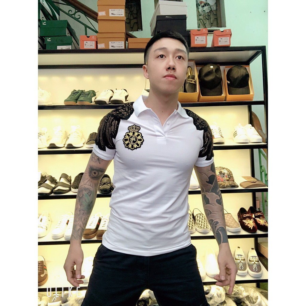 ÁO Polo nam thêu đính đá đại bàng hot nhất 2020 | BigBuy360 - bigbuy360.vn