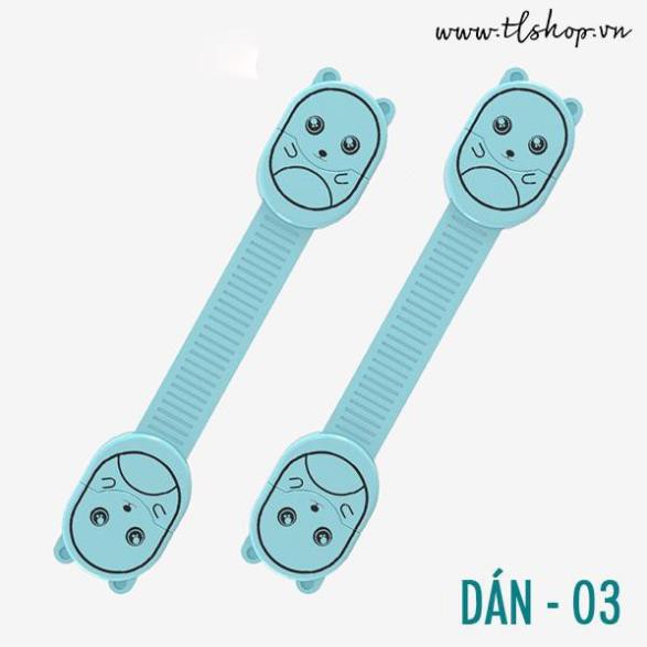 CHỐT KHÓA GÀI TỦ LẠNH HÌNH CÚN - KHÓA DÂY AN TOÀN MÃ 03