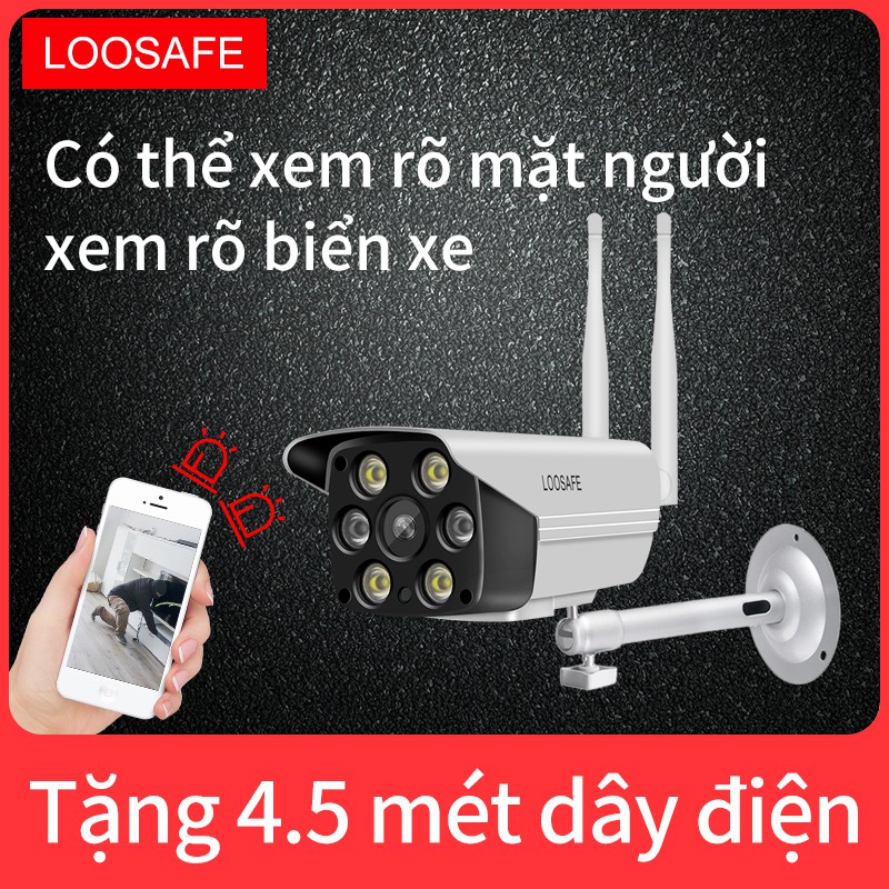 Camera IP full HD 2 triệu điểm ảnh , Camera ngoài trời kết nối mạng không dây, hồng ngoại nhìn đêm tùy chọn bộ nhớ 32G | BigBuy360 - bigbuy360.vn