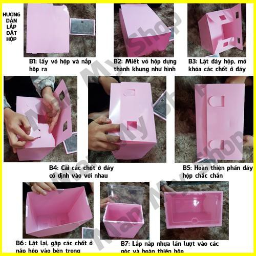 10 Hộp Box Đựng Để Giày Dép Nam Nữ, Mẹ Và Bé Bằng Nhựa Cứng Mica Trong Suốt Đồ Cao Cấp Giá Rẻ Man My Shop