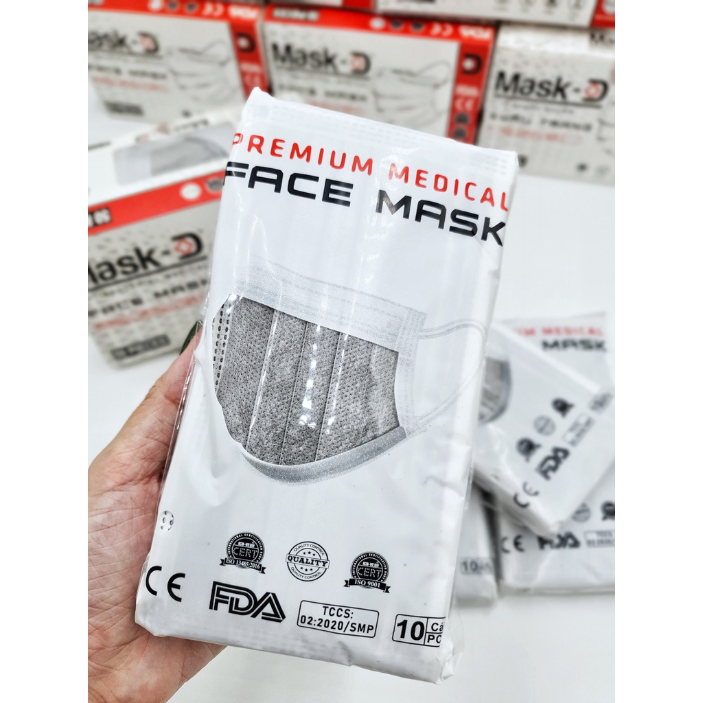 Khẩu trang kháng khuẩn 4 lớp MASK D - 50c/ hộp