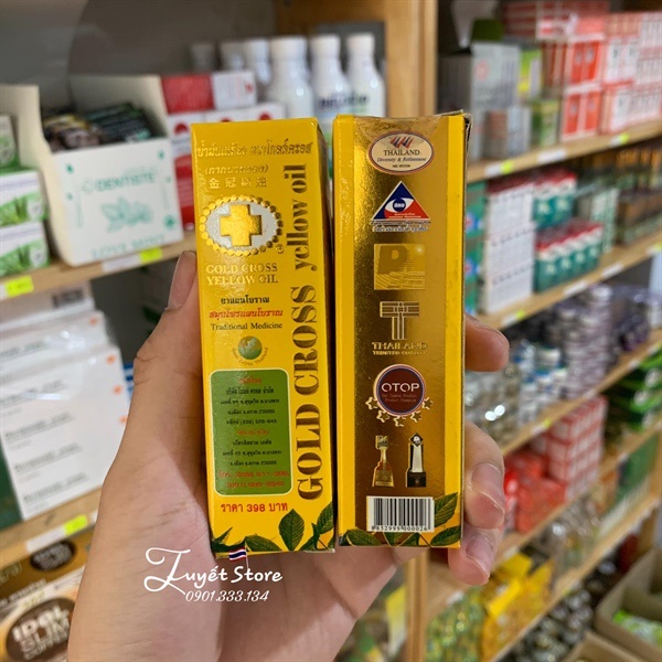 Dầu thập tự vàng 24ml - Gold Cross Oil Yellow