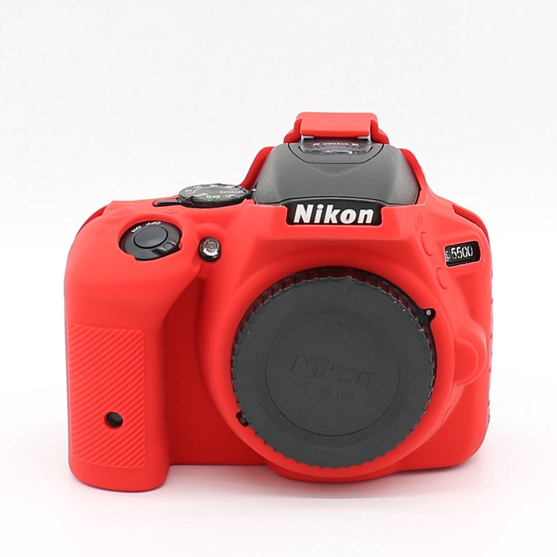 Casing Nikon D5500/D5600 Camera Bag Soft Silicone Rubber Protective Body Cover Case Skin