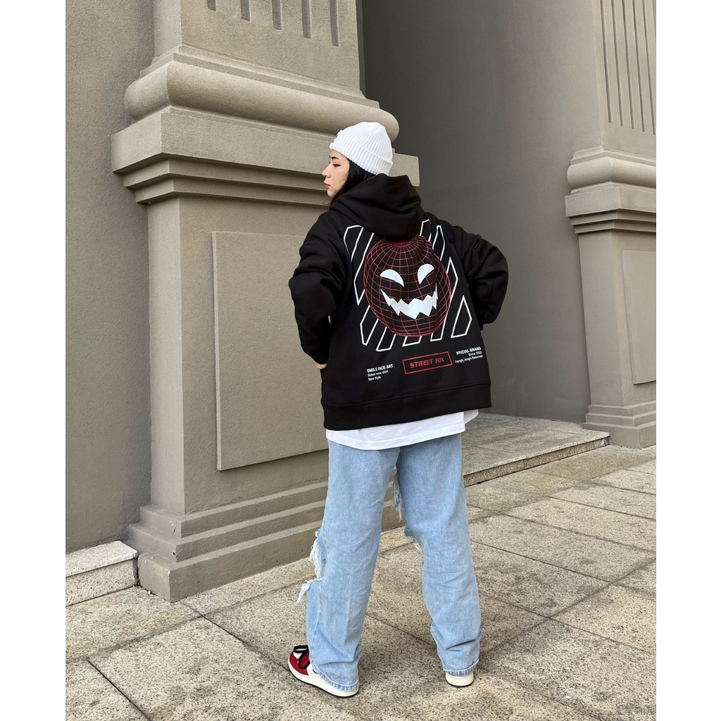 Áo Hoodie Local Brand Street Fox HD Smile