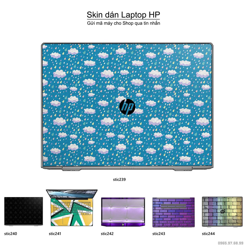 Skin dán Laptop HP in hình Hoa văn sticker _nhiều mẫu 39 (inbox mã máy cho Shop)