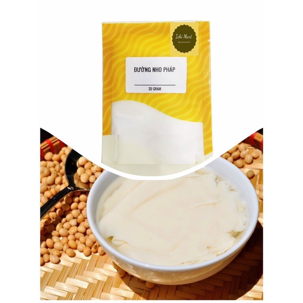 Đường nho Pháp,Nguyên liệu làm bánh,Dùng làm tàu phớ,Dùng để tạo độ dẻo xốp trong sữa chưa,bánh