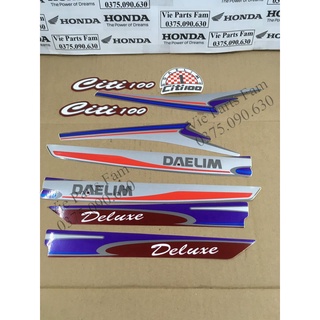 Bộ tem honda citi 100 đời 95