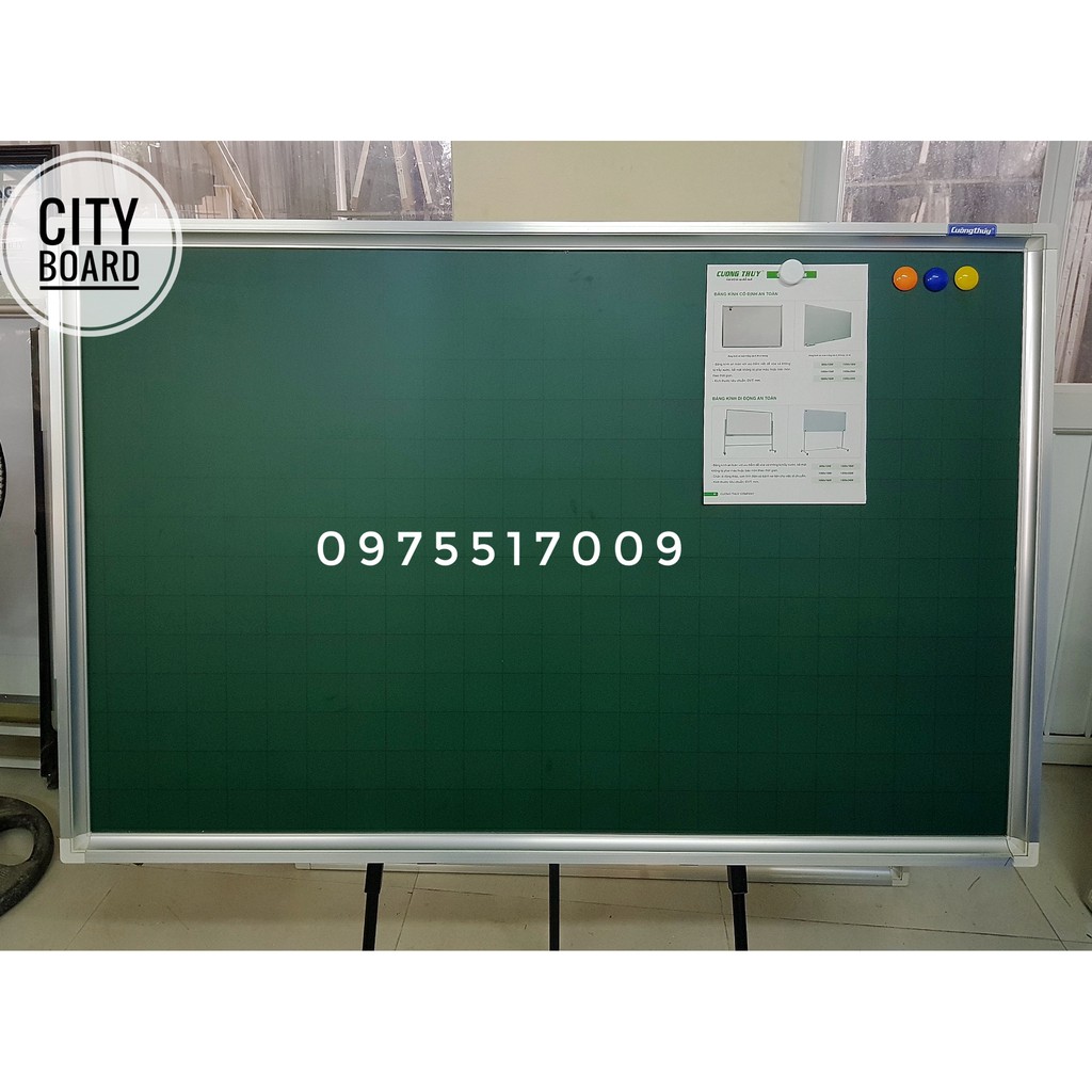 Bảng từ xanh,KT: 80x120cm,100x120cm khung to dòng Standard-Bảng Cường Thúy
