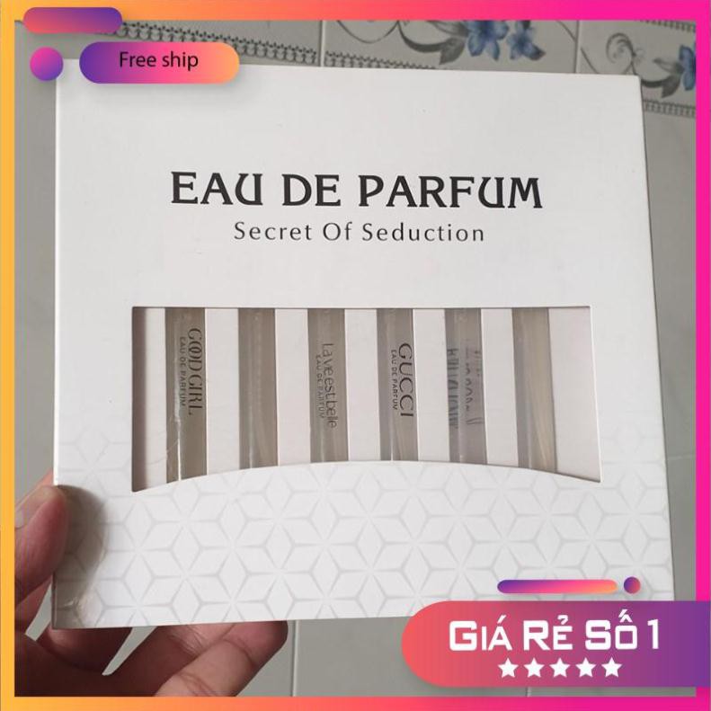 Hàng Chính Hãng Bộ Nước hoa Nữ ( 6 ống * 8ml ) Gía Rẻ | Thế Giới Skin Care