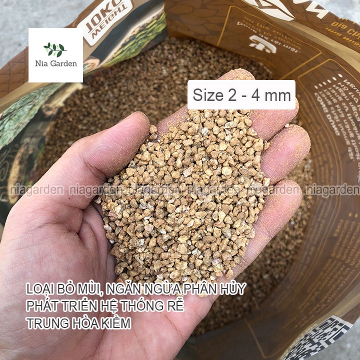 Đá masato giữ màu sen đá rải mặt chậu xương rồng kiểng lá trộn giá thể trồng cây Nia Garden N6
