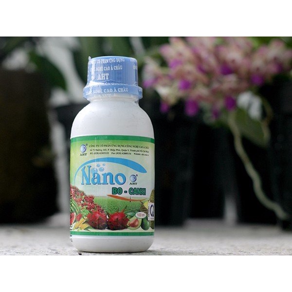 Nano Bo – Canxi 100ml Phân bón Chống nứt trái, rụng nụ