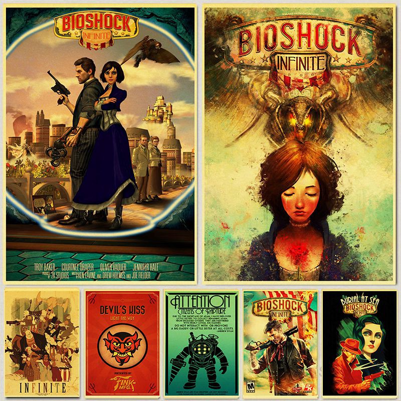 Poster Game Bioshock Dán Tường Trang Trí