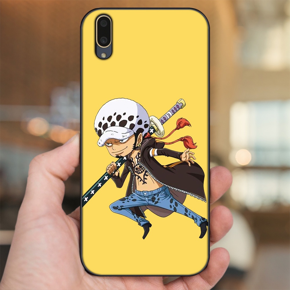 Ốp lưng Vivo V11 viền đen in hình Law One Piece