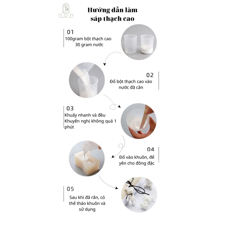 Bột Khuếch Tán Tinh Dầu - Thạch Cao Thơm Chuyên Dụng Làm Sáp Treo,Khay Đựng Đế Lót Ly,Cốc Nến Handmade DIY