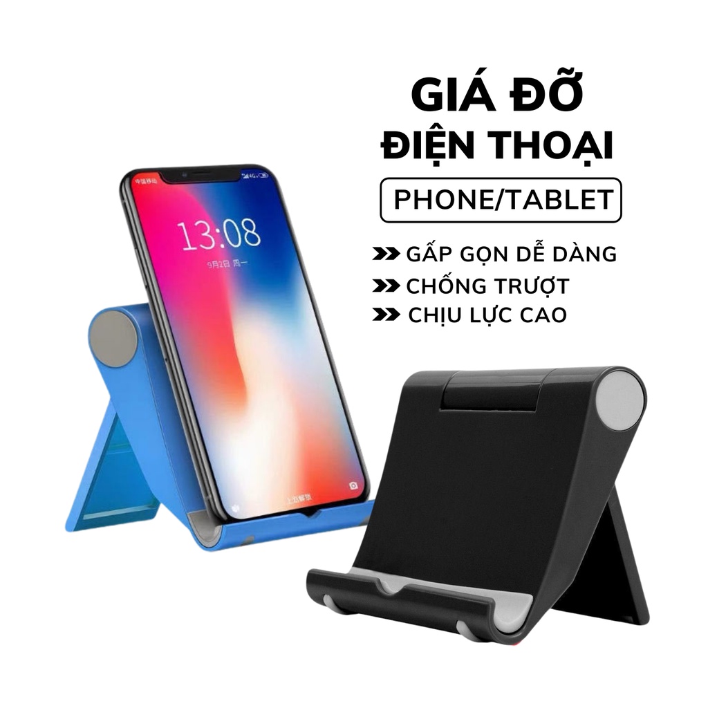 Giá đỡ điện thoại, máy tính bảng chất liệu nhựa cao cấp