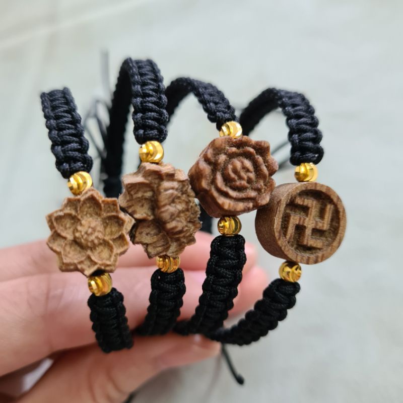 Vòng Tay Handmade Dây Chỉ  Mix Chamr Trầm Tốc - N103 | BigBuy360 - bigbuy360.vn